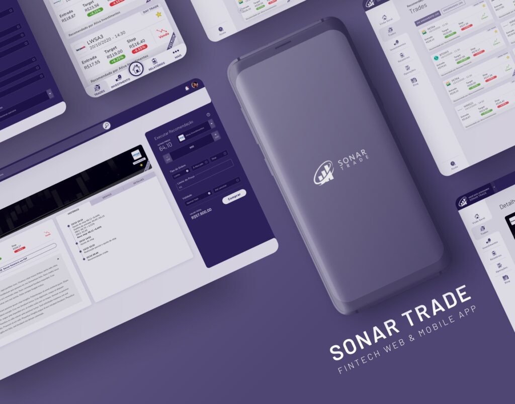 Sonar Trade - Fintech App Redesign