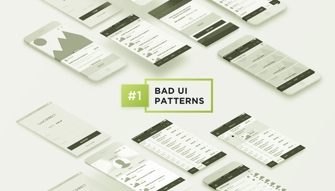 Bad UI patterns that hurt your business #1