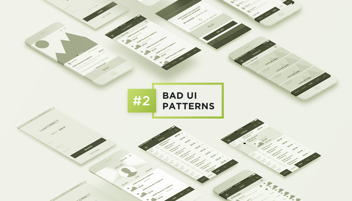 Bad UI patterns that hurt your business #2